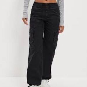 American eagle black straight leg pants